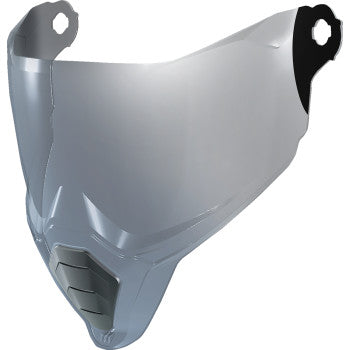 Bill's Exhausts ICON Ultrashield™ Shield Ultraflite™ Warboy Chrome shield with a sleek, reflective chrome finish and durable design.