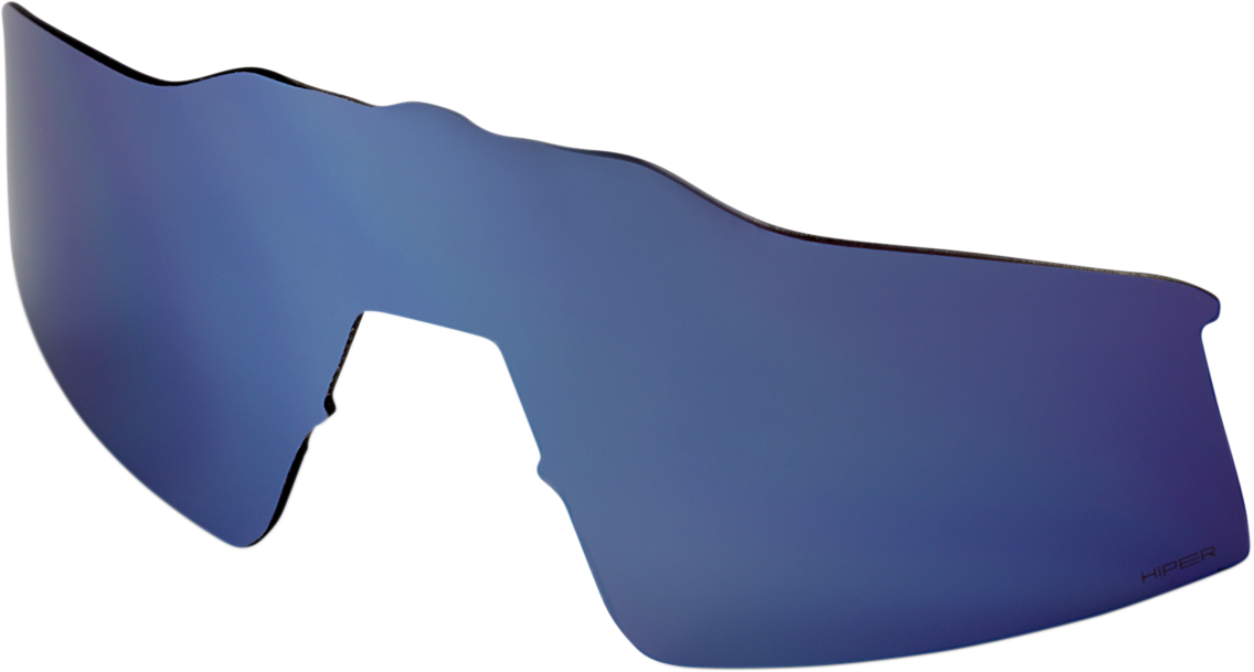 Bill's Exhausts Speedcraft SL Lens in blue mirror finish, motorcycle lens with reflective blue coating and sleek design.