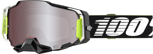 100% Armega Goggles - RACR - HiPER Silver Mirror 50003-00007 - Howling Moto