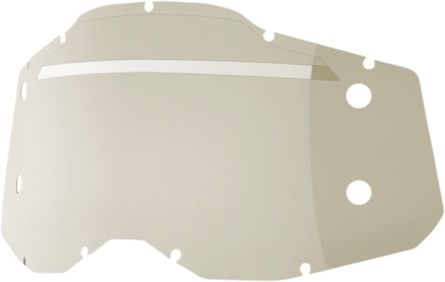 Bill's Exhausts smoke forecast lens for Accuri 2, Racecraft 2, and Strata 2 goggles, featuring a tinted, smoke-colored protective lens.