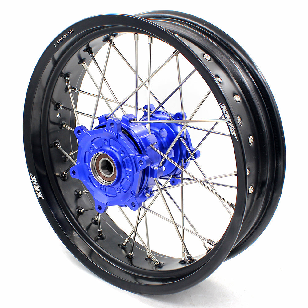 KKE 17 Inch CUSH Drive on Road Supermoto Wheels Rims For SUZUKI DRZ400SM 2005-2024 - Howling Moto