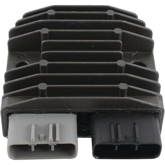QuadBoss voltage regulator for Yamaha YXR700F Rhino 700 FI and Honda TRX500FA FourTrax Foreman Rubicon, visible on the part.