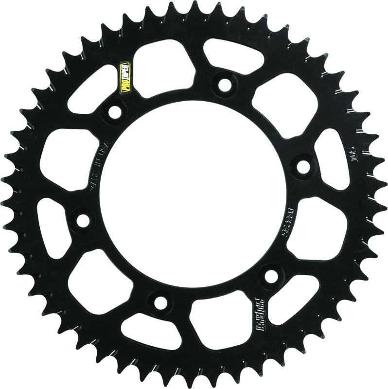 ProTaper Honda rear black sprocket with 37 teeth, designed for motorcycle performance and durability.