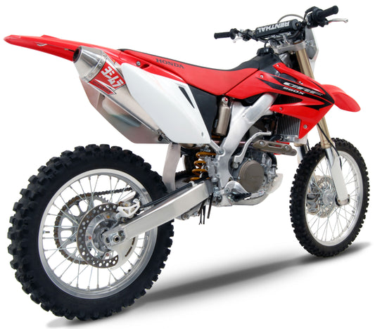 YOSHIMURA RS 2 UTV exhaust system with header, canister, and end cap featuring metallic finish and branding details.