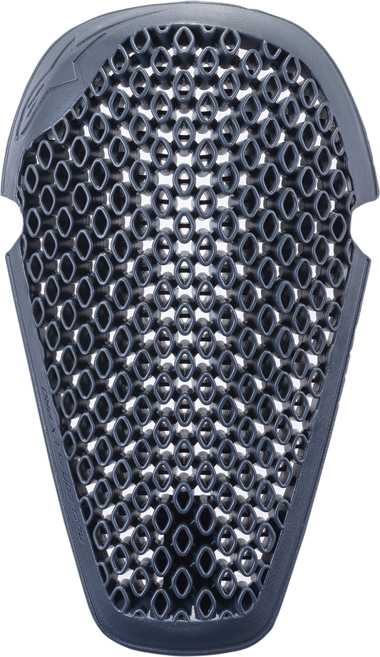 Alpinestars Nucleon Flex Pro knee guards in small size, protective gear with black and gray design, designed for motorcycle safety.
