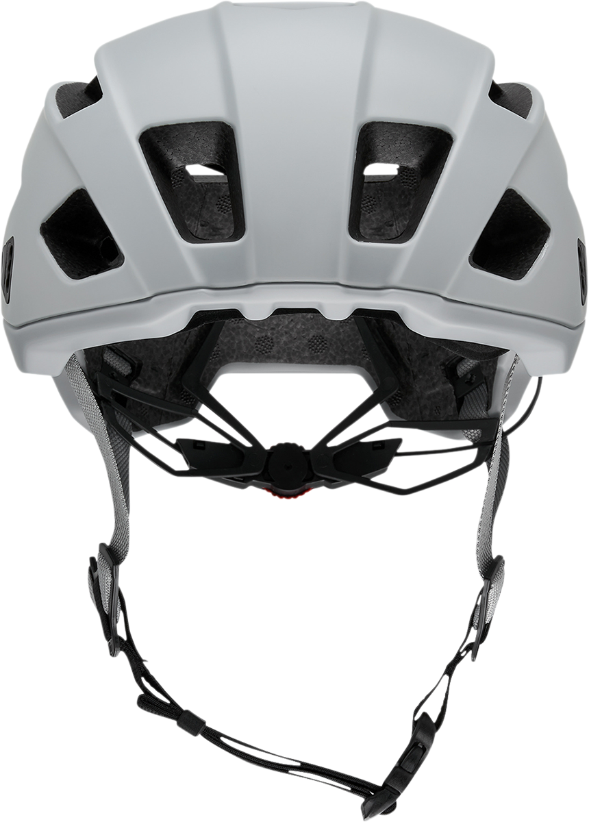 Gray 100% Altis gravel bicycle helmet in XS/S size with aerodynamic design and ventilation from Bill's Exhausts.