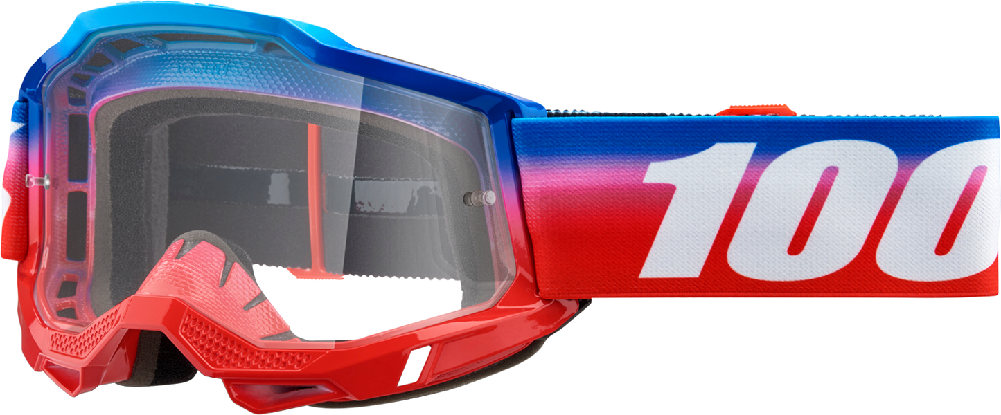 100% Accuri 2 Goggles - Unity - Clear 50013-00025 - Howling Moto