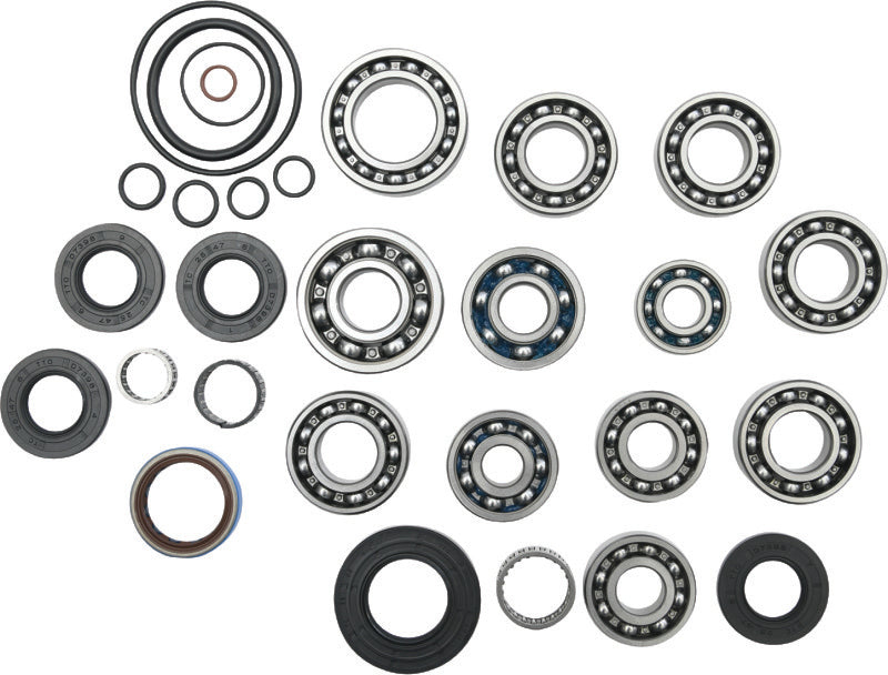 QuadBoss transmission rebuild kit for Polaris Sportsman 550 and 850 models, includes parts for transmission maintenance and repair.