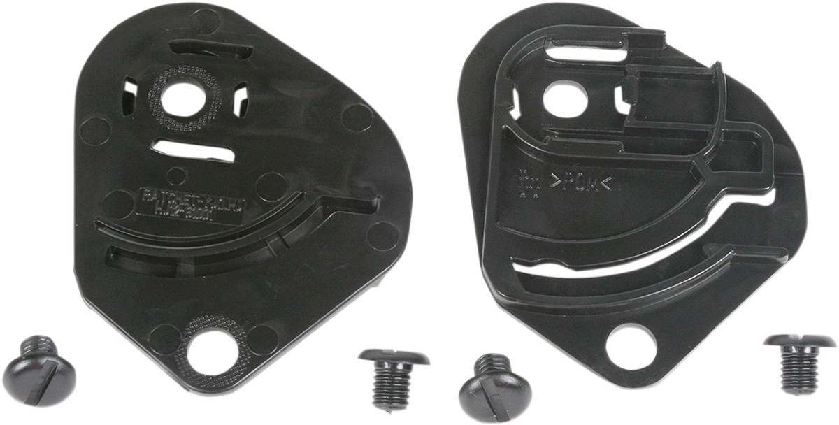 Z1R Ace Shield Pivot Kit 0133-0229 for Z1R motorcycle helmets, showing metal pivot components and mounting hardware.