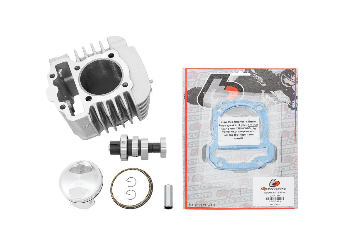 TB 132cc Big Bore Kit w/cam – CRF110 - Howling Moto