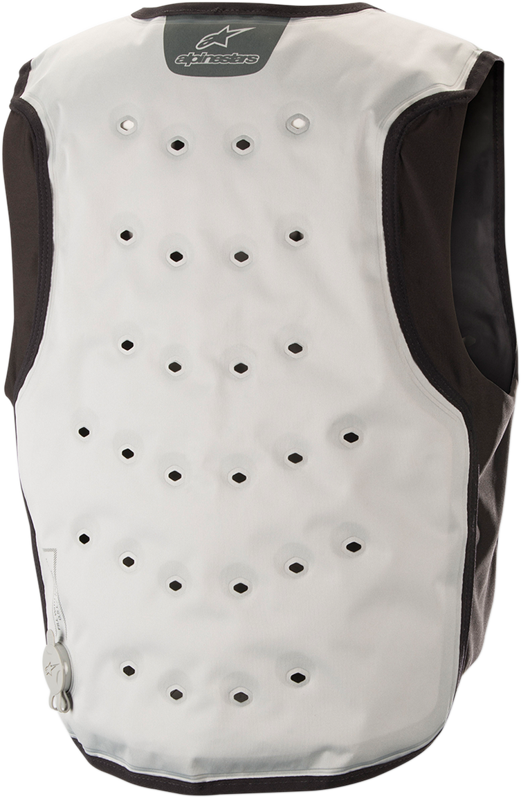 Alpinestars Cooling Vest in white and black, 2XL/3XL, protective gear designed for heat regulation and comfort.