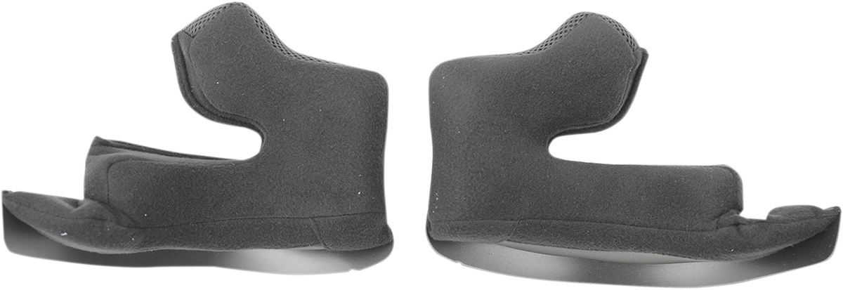 Z1R Strike Ops cheek pads for 2XL helmets, 15mm thick, showing close-up view of black foam padding with branding details.