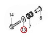 PLAIN WASHER (8mm) - Howling Moto