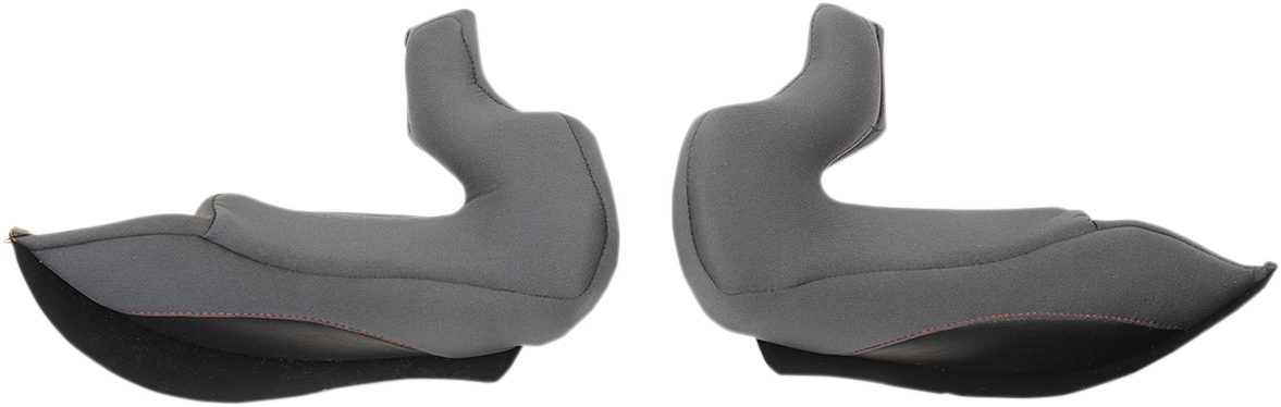 Z1R Solaris large cheek pads, 20mm thickness, part number 0134-2070, showing black foam padding with zipper attachment.