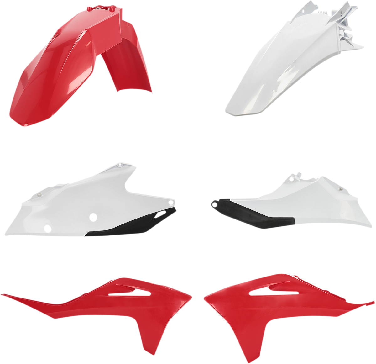 ACERBIS Standard Replacement Body Kit for motorcycles, OEM 2872807118, showing assembled body panels and components.