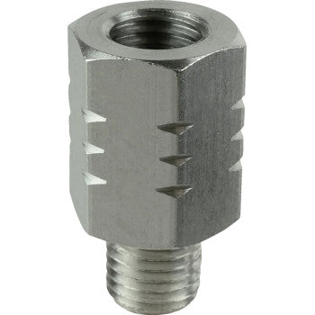 Reverse thread RAM M10-1.25 adapter from Bill's Exhausts, used for mounting RAM mounts with M10-1.25 threading.