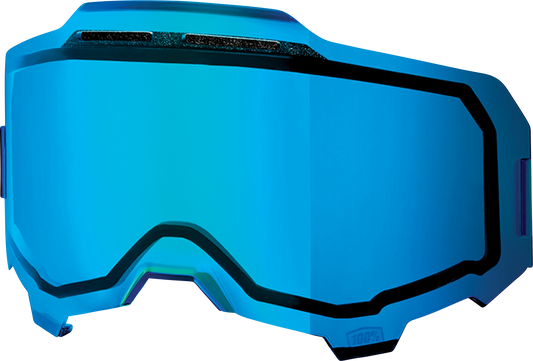 100% Armega Lens - Blue Mirror 59053-00001 - Howling Moto