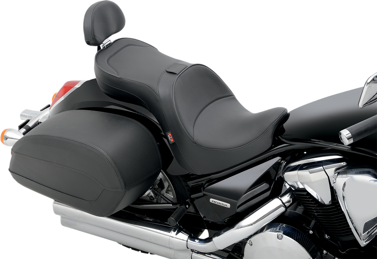 Z1R double bucket seat with backrest for VT1300 motorcycle, featuring a comfortable low-profile design and durable construction.