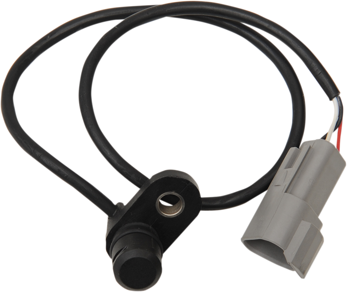 DRAG SPECIALTIES electronic speedometer sensor for motorcycles, showing the sensor component with wiring and connector.
