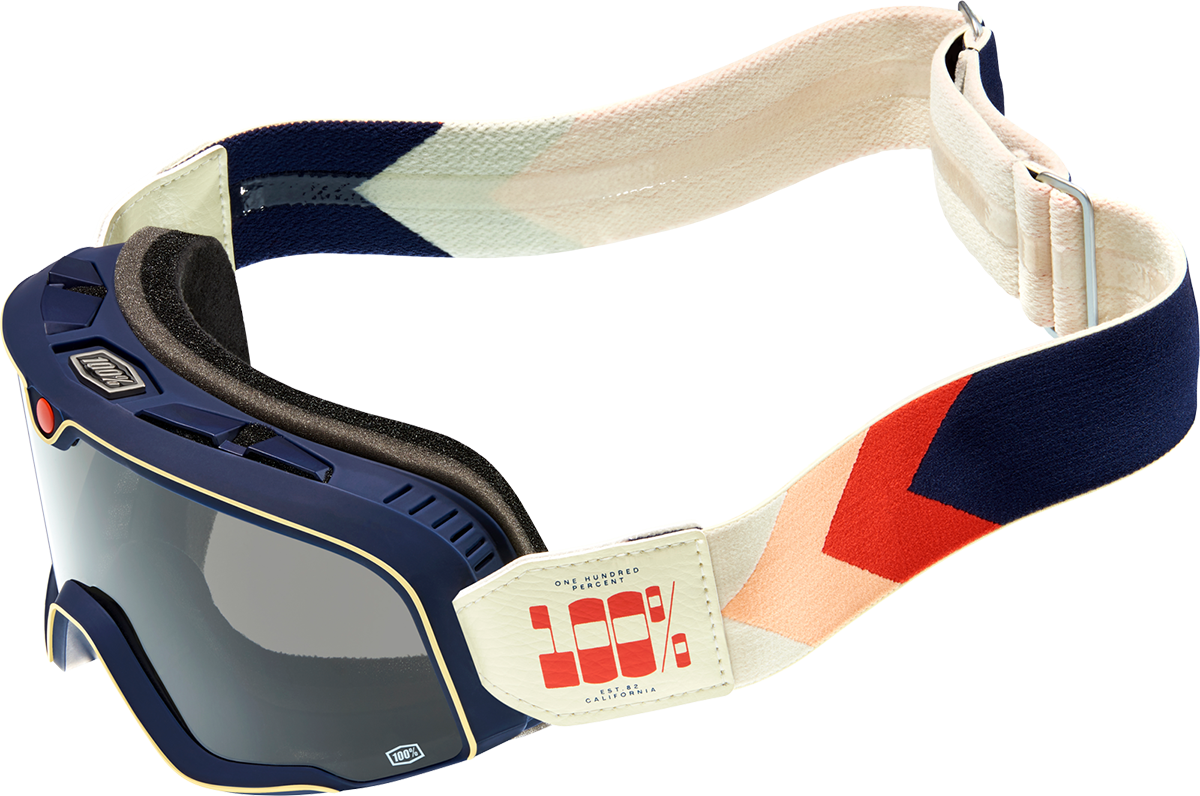 100% Barstow Goggles - Teluride - Smoke 50000-00007 - Howling Moto