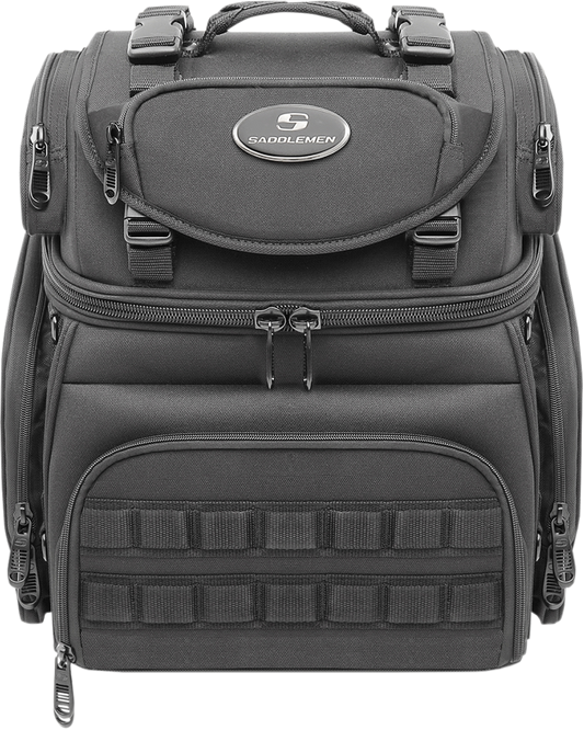 SADDLEMEN Sissy Bar Bag - BR1800 Tactical 3515-0207 - Howling Moto