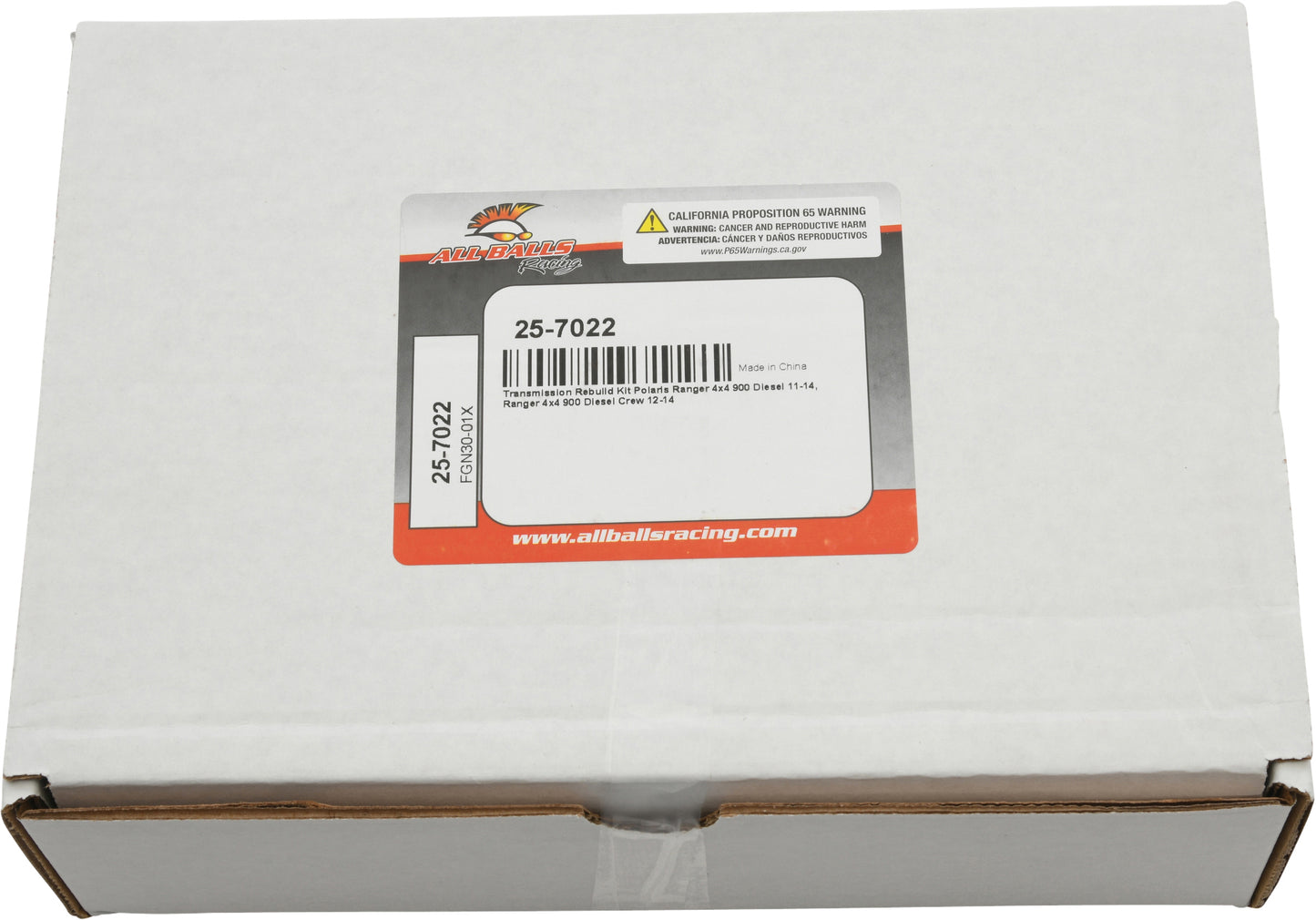 All Balls Transmission Bearing and Seal Kit, Part #25-7022, showing the bearing and seal components on a clean surface.