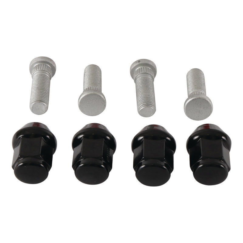 QuadBoss Can-Am Defender HD10 front wheel stud and nut kit, durable automotive hardware for wheel assembly.