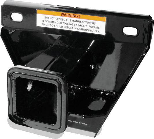 QuadBoss 2-inch ATV rear receiver hitch installed on Yamaha YFM550 Grizzly and YFM700K Kodiak for off-road towing.