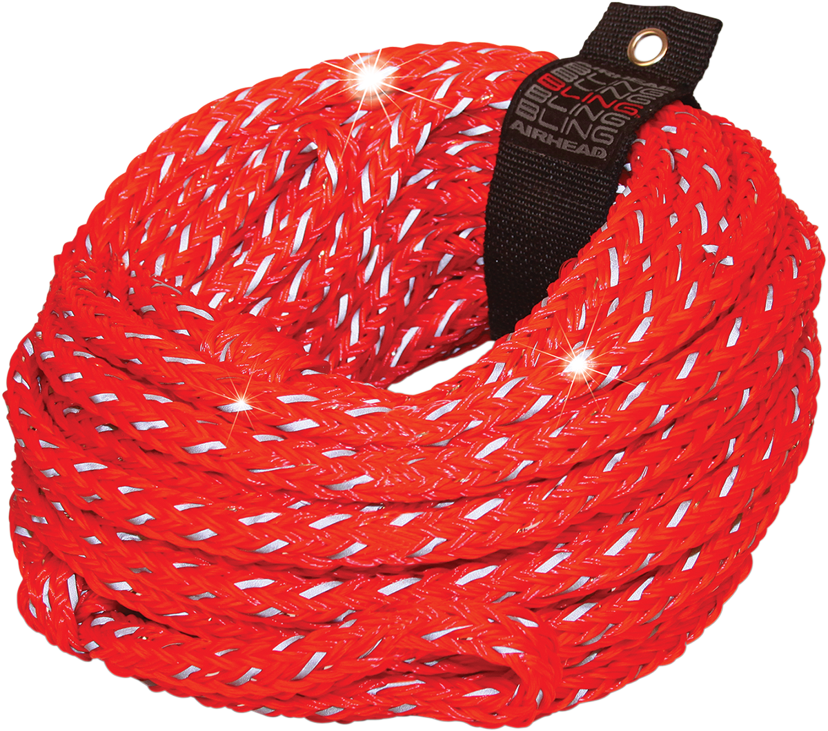 Bill's Exhausts AIRHEAD SPORTS GROUP Bling 4-Rider water tube rope, durable and bright for water sports activities.