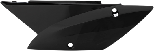 Black Acerbis side panels for motorcycle body, featuring sleek design and durable material, with product code 2780490001.