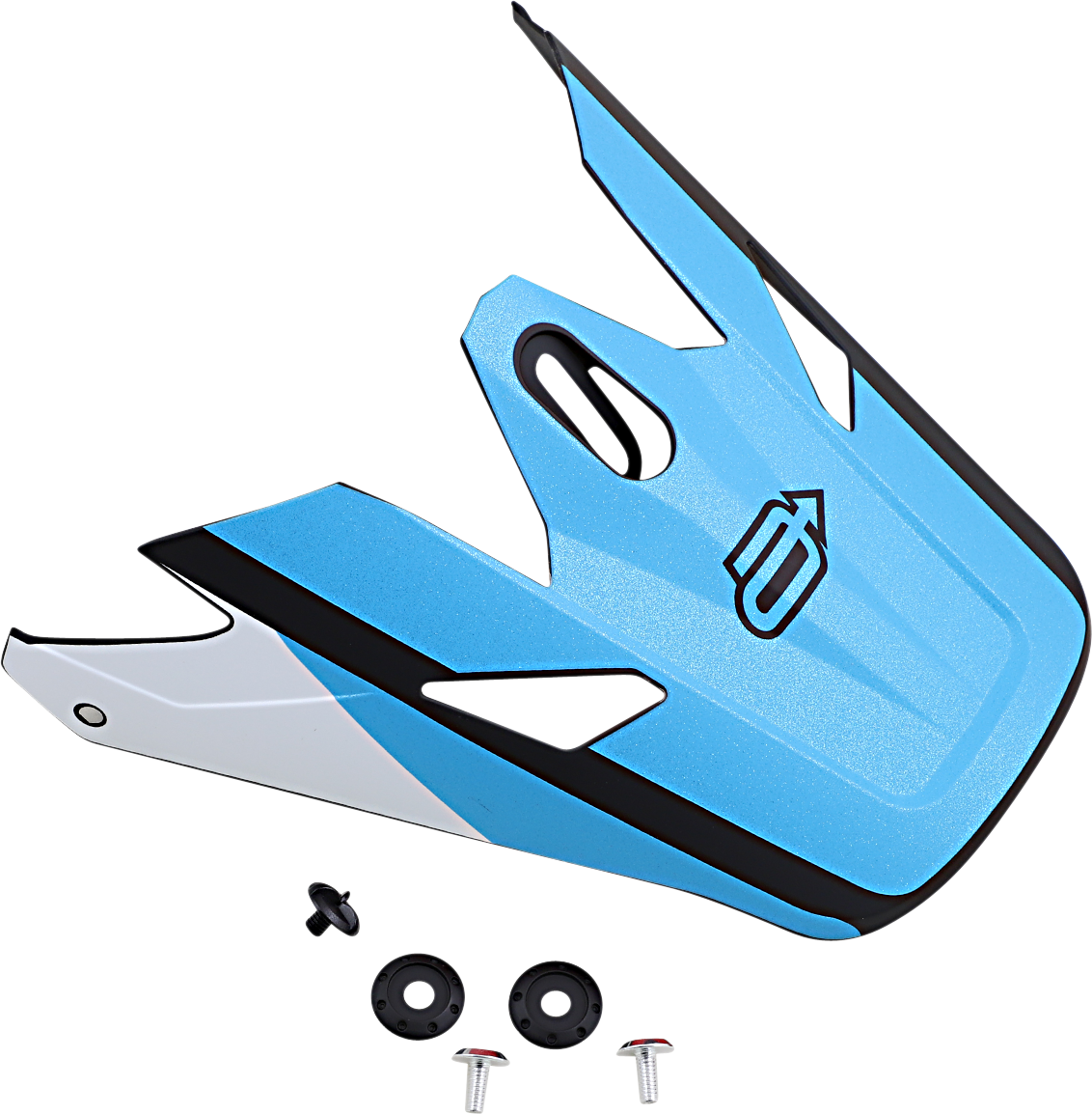 Black and blue ARCTIVA Rise Visor Kit for helmets, featuring sleek design, compatible with Cambio models by Bill's Exhausts.