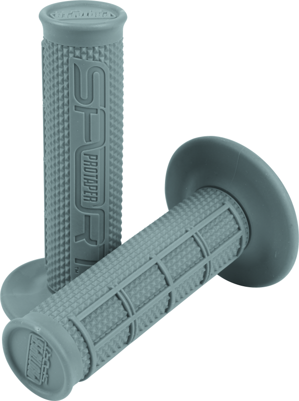 ProTaper Sport 1/2 Waffle Grips in grey, motorcycle handlebar grips from Bill's Exhausts with textured surface and ergonomic design.