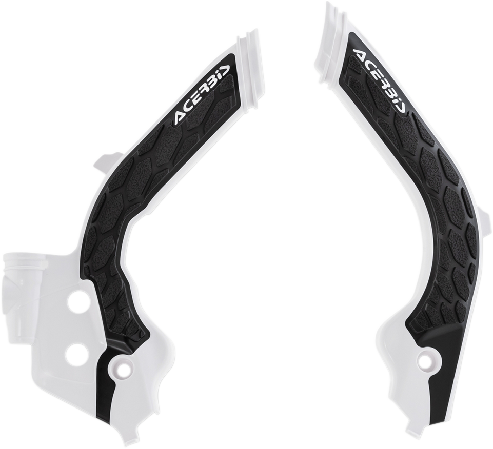 ACERBIS X-Grip Frame Guards - White/Black 2733451035 - Howling Moto