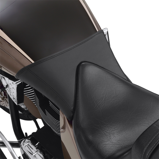 Bill's Exhausts Show Chrome Mini Bra Gas Tank for Victory V30-107BK engine, with chrome finish and detailed branding.