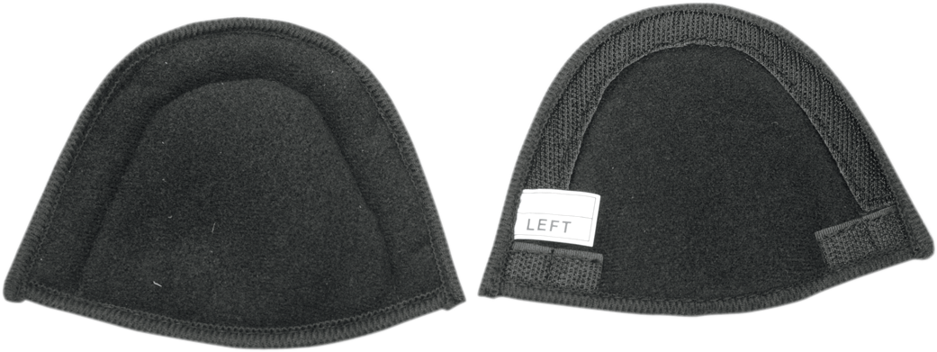 Bill's Exhausts AFX FX-200 Ear Cover Set for helmets, size L/2XL, featuring comfortable ear protection in black.
