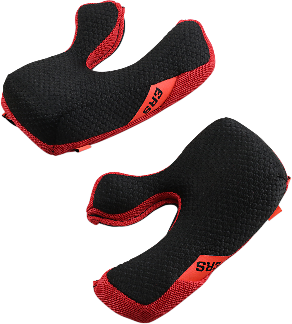 Alpinestars Supertech M8/M10 cheek pads in 2XL size, motorcycle helmet parts with padding and fabric lining.