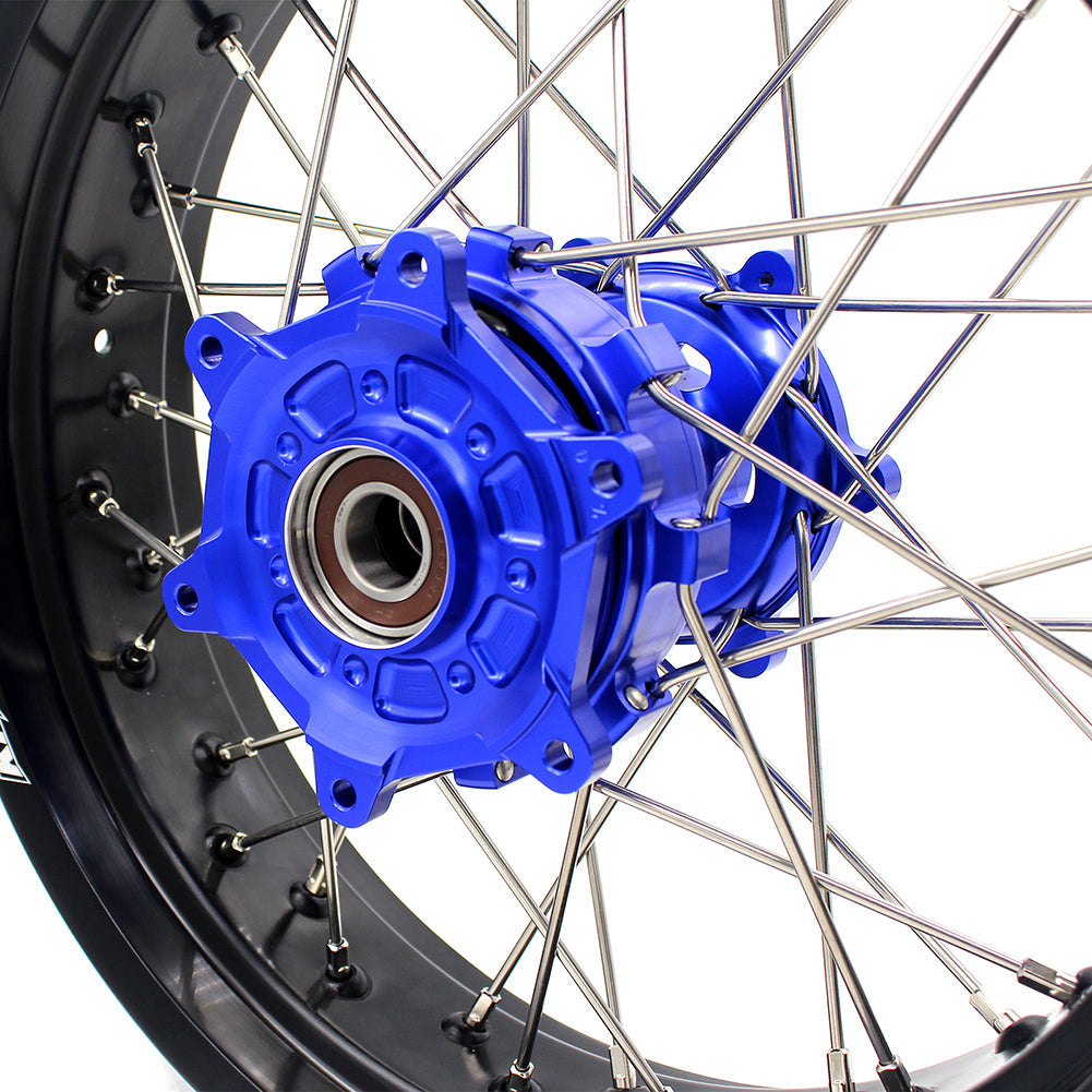 KKE 17 Inch CUSH Drive on Road Supermoto Wheels Rims For SUZUKI DRZ400SM 2005-2024 - Howling Moto