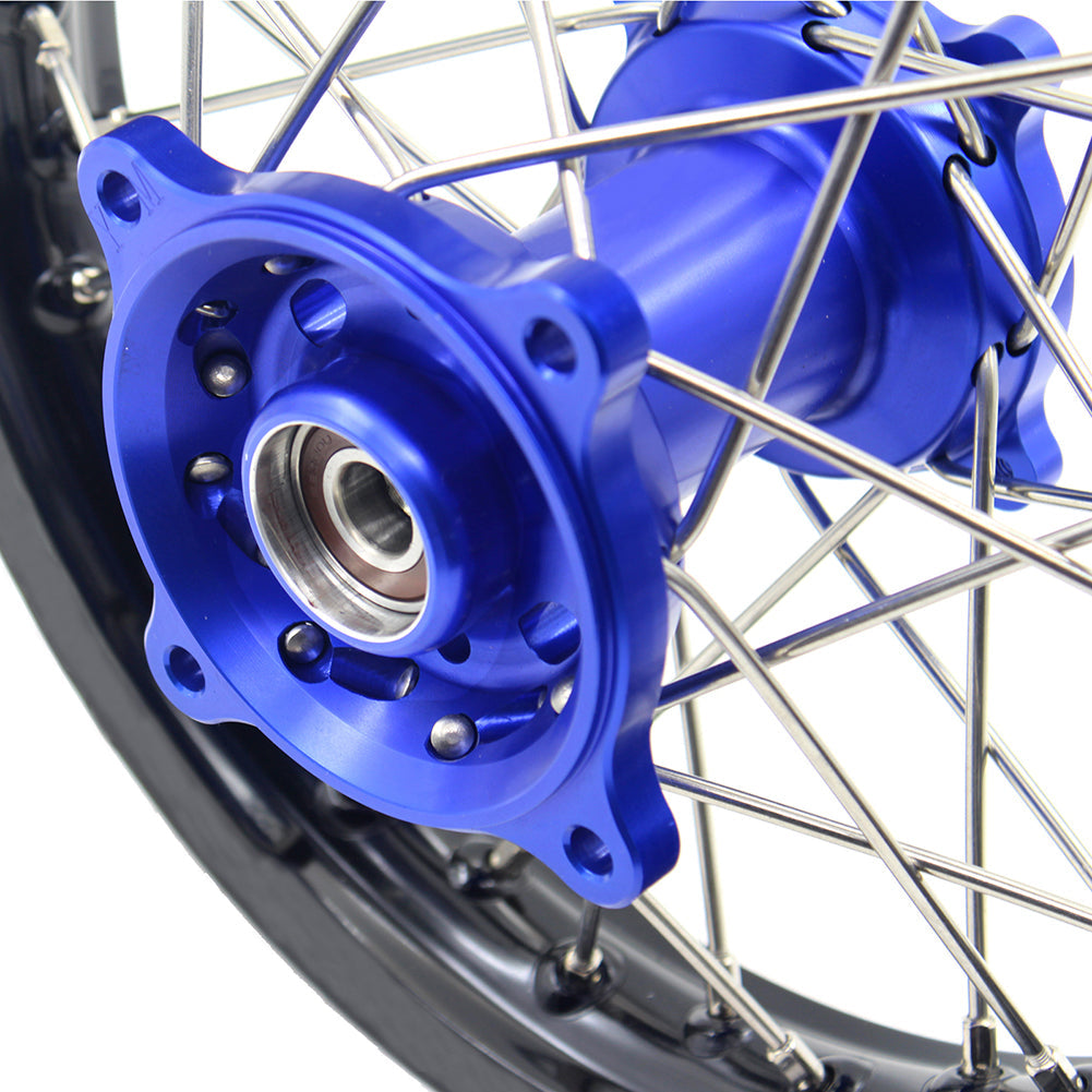 KKE 14 & 12 Kids Wheels Rims Set for YAMAHA YZ65 2018-2023 Blue - Howling Moto