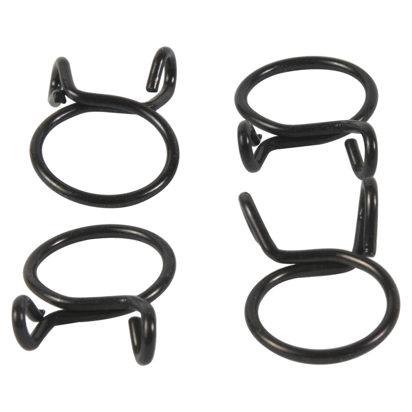 ALL BALLS Hose Clamp Refill Kit 4-Pack with durable metal clamps for secure hose fastening and reliable performance.