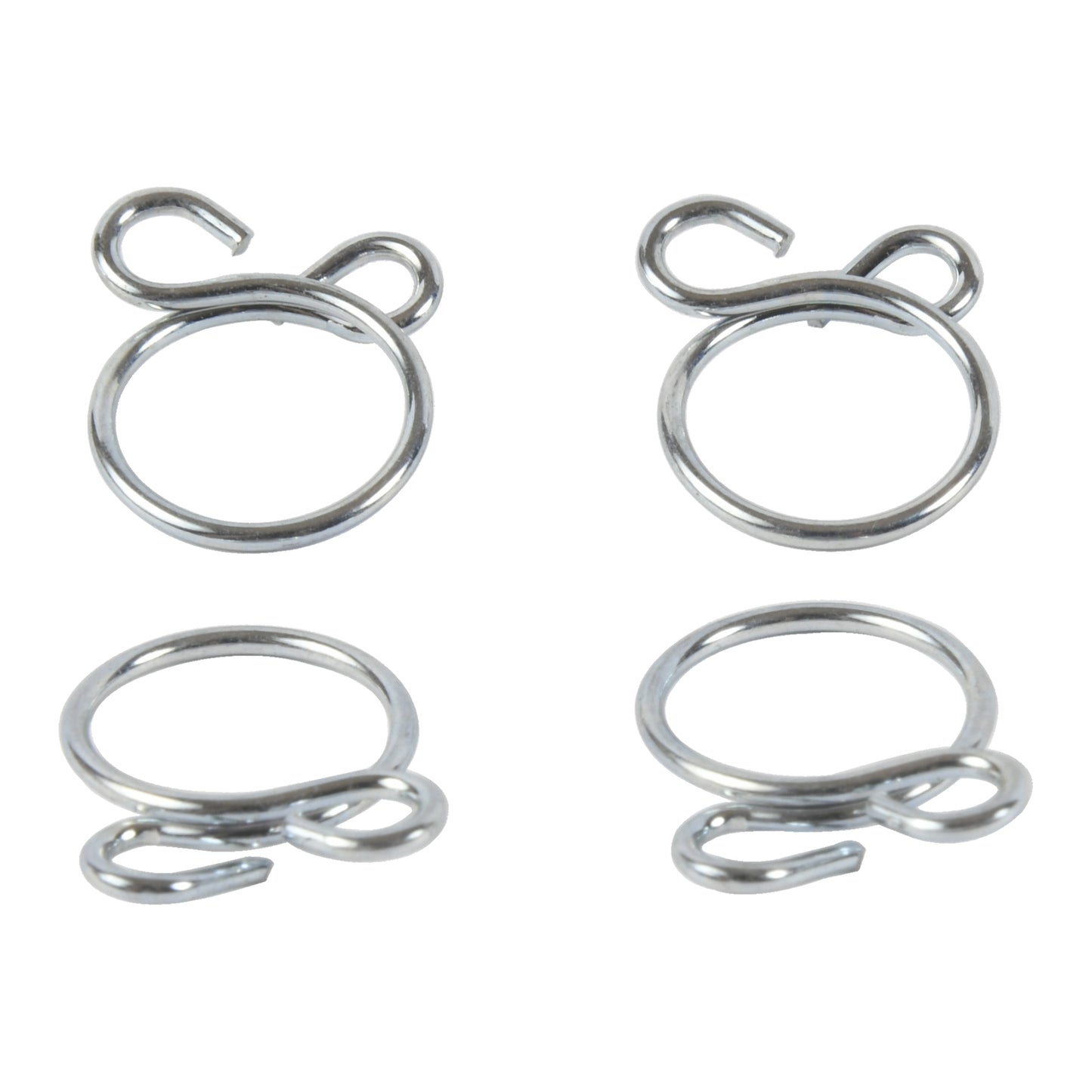 All Balls Hose Clamps Refill Kit with four durable, reliable clamps for universal use, shown in a close-up image.