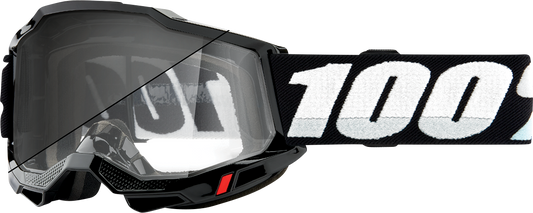 Bill's Exhausts 100% Accuri 2 Goggles in black with photochromic lenses, designed for outdoor sports and protection.