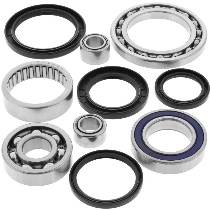QuadBoss Yamaha YFM350FW Big Bear 4x4 differential bearing and seal kit showing bearings and seals for ATV repair.