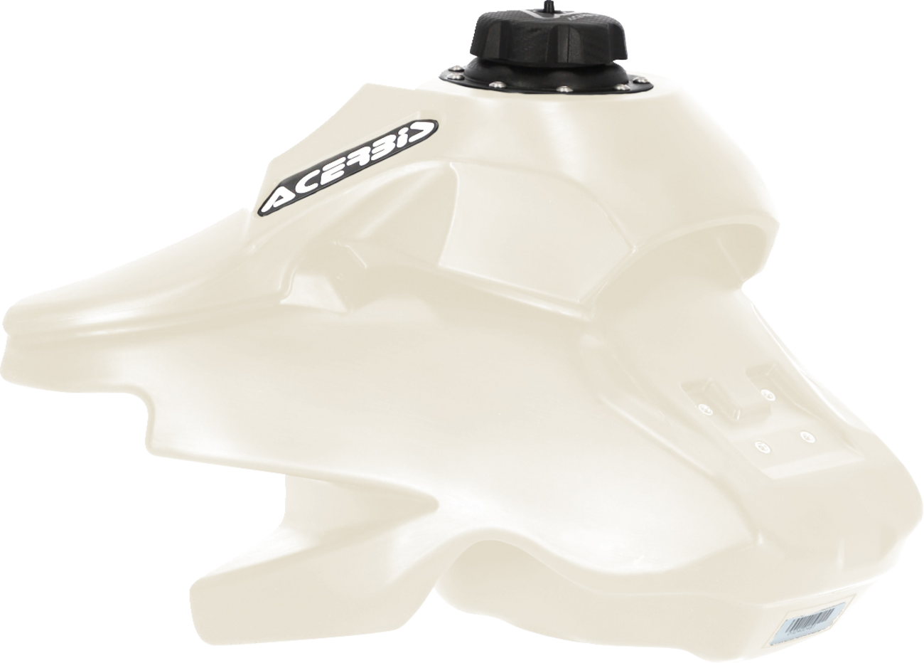 A natural-colored Acerbis gas tank for CRF250/450R motorcycles, featuring a sleek body design with visible mounting points.