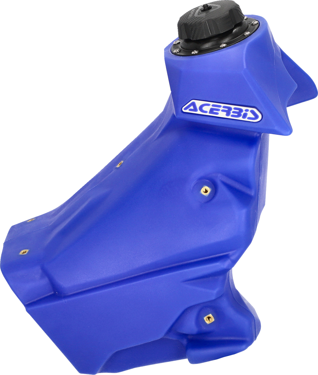 Blue Acerbis fuel tank for YZ 125/250/X 2022-2023, body view showing shape and fuel cap, 3.2 U.S. gallons capacity.