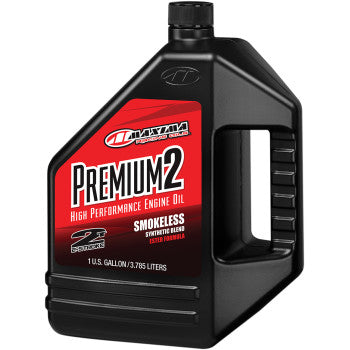Maxima Racing Oil Premium 2 Semi-Synthetic 2T Engine Oil - Howling Moto