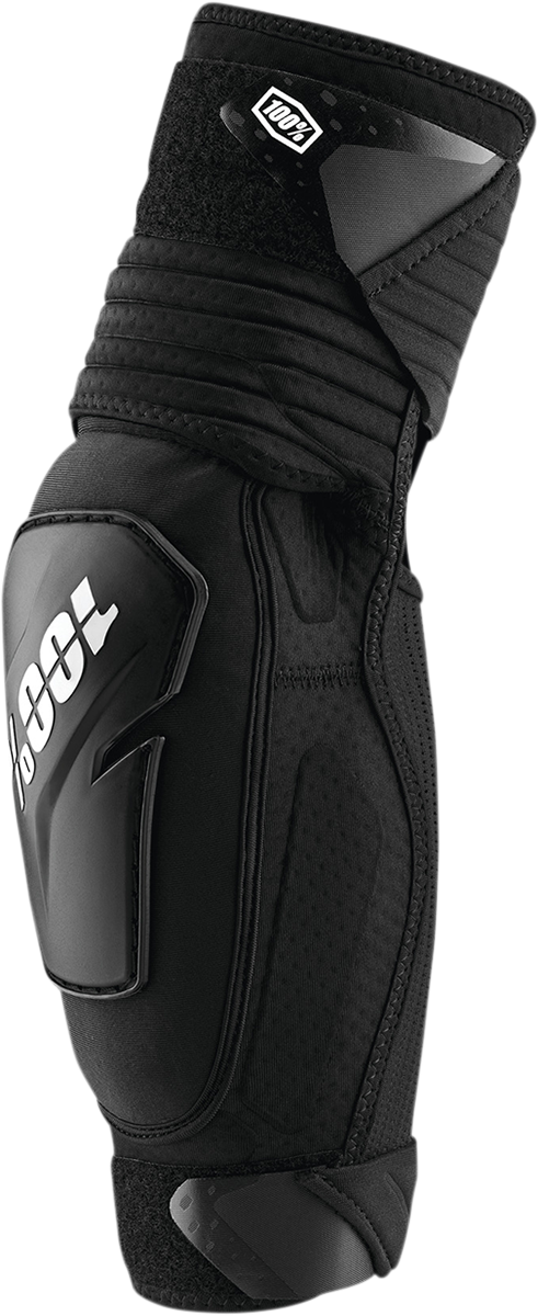 100% Fortis Elbow Guards - Black - L/XL 70006-00002 - Howling Moto