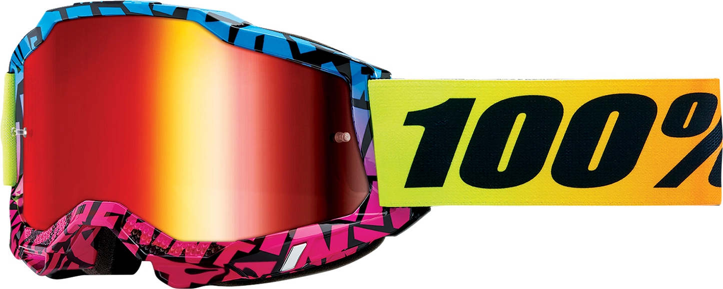 100% Accuri 2 UTV Goggles - KB43 Special - Red Mirror KB-50019-00002 - Howling Moto