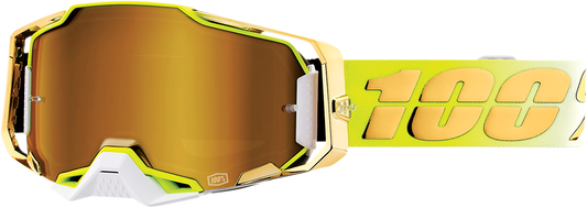 100% Armega Goggles - FeelGood - True Gold 50005-00007 - Howling Moto