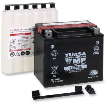Yuasa AGM Battery - YTX-20BS .93 L - Howling Moto