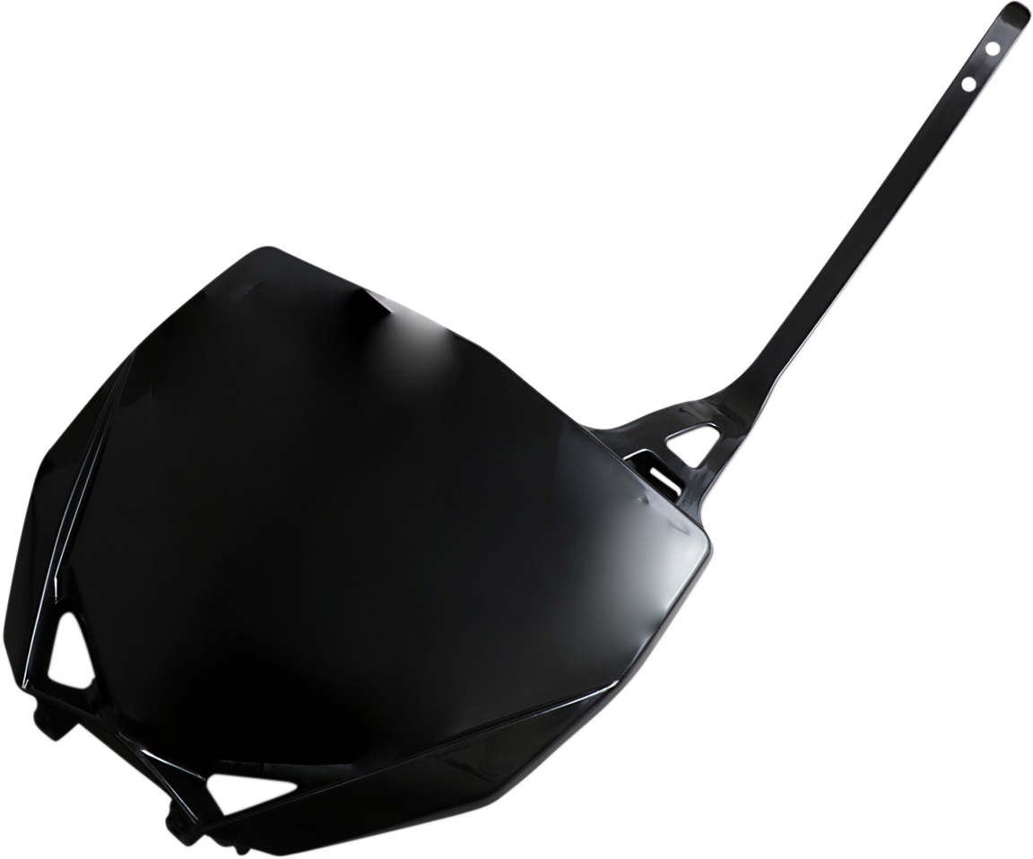Black ACERBIS front number plate body part with sleek design for motorcycles, featuring the product code 2726660001.